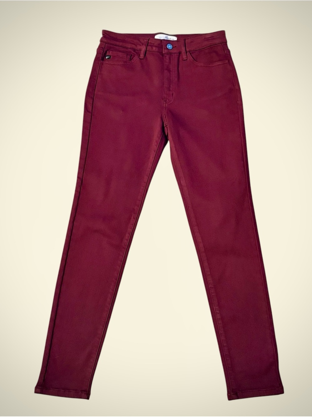 KanCan Burgundy High Rise Skinny Jeans 29 Supersoft Stretch Denim KC9000BURG-SF